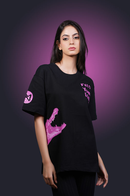 PINK ALLIGATOR T-SHIRT