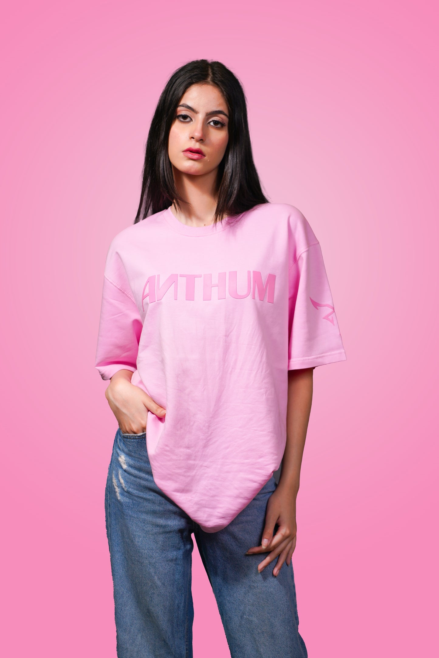 PINK MNML TEE